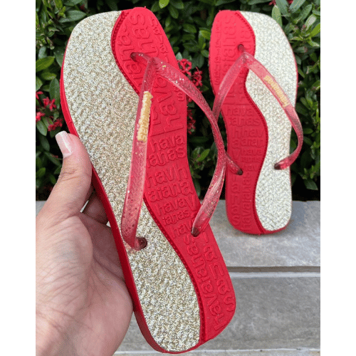 Kit 12 Pares Chinelo Feminino Havaianas Hamber Sandalia de dedo Atacado