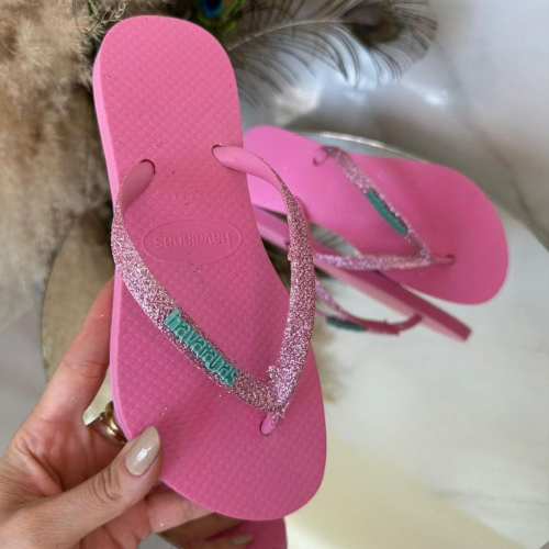 Kit 12 Pares Chinelo Feminino Havaianas Caribe Sandalia de dedo Atacado