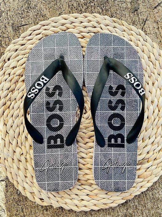 Kit 12 Pares Chinelo Masculino Boss Sandalia de dedo Adulto Atacado