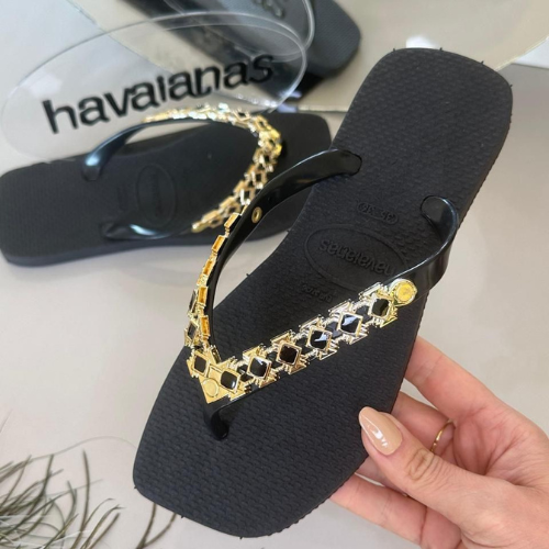 Kit 12 Pares Chinelo Feminino Havaianas Festina Sandalia de dedo Atacado