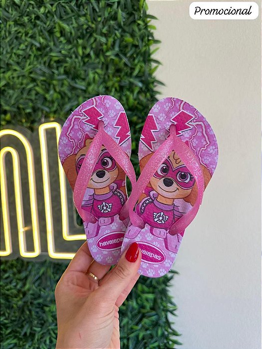 Kit 12 Pares Chinelo Infantil Havaianas Menina Sandalia de dedo Kids Atacado
