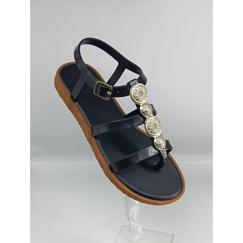 Kit 12 Pares Sandalia Feminina Caribe Chinelo de dedo Traseira Atacado