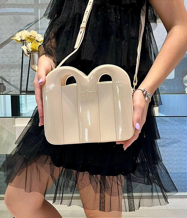 Bolsa Feminina Melissa Mel Alça Ajustavel Varejo