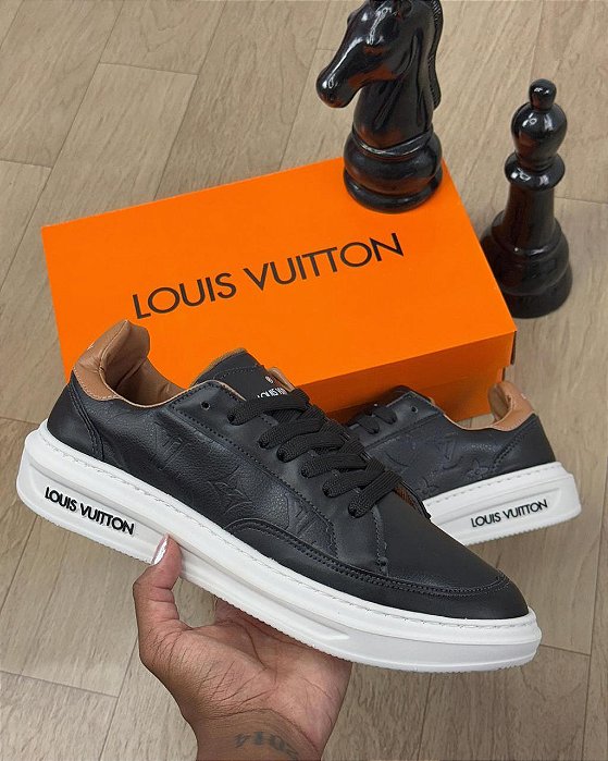 Sapatênis Masculino Louis Vuitton Luxembourg Tênis Casual Sneaker Premium Varejo