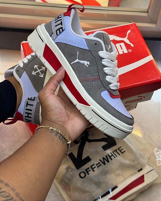 Tênis Feminino Puma Off White Platform Sneaker Casual Premium Varejo