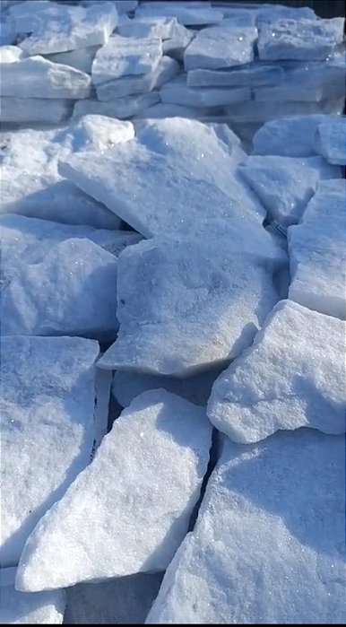 Pedra Moledo Bruta Branca 1m² [Encomenda]