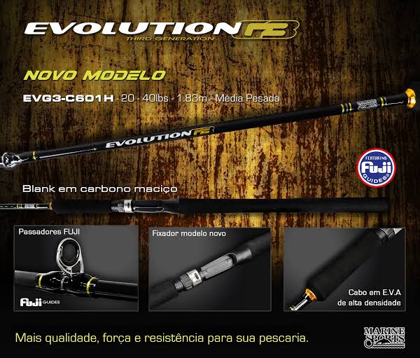 Vara Evolution G3 Carretilha