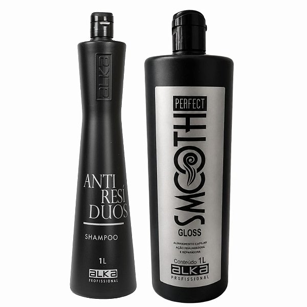 Kit Profissional 1 Selagem Orgânico Perfect Smooth E 1 Shampoo Anti-Resíduos 1L