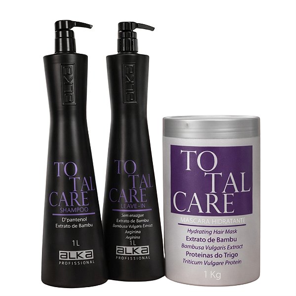 Kit Hidratação Profissional Total Care 1L