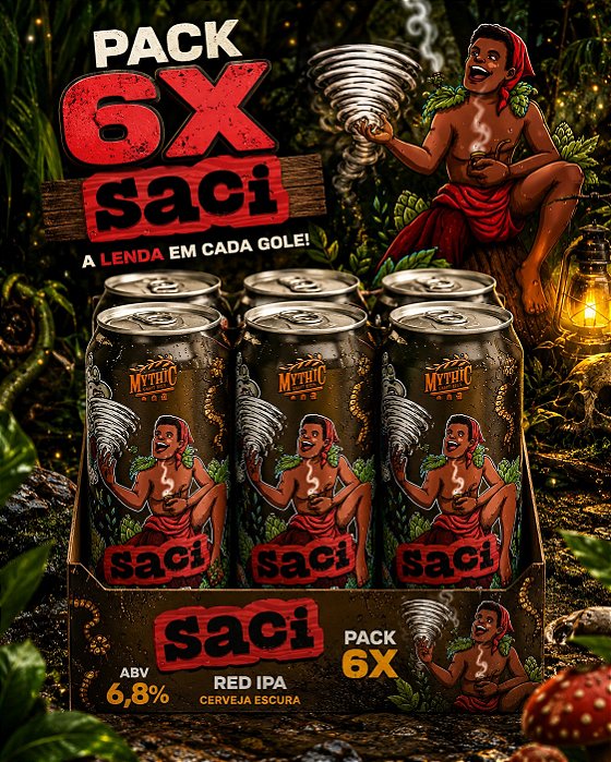 SACI - RED IPA - 06 unid.