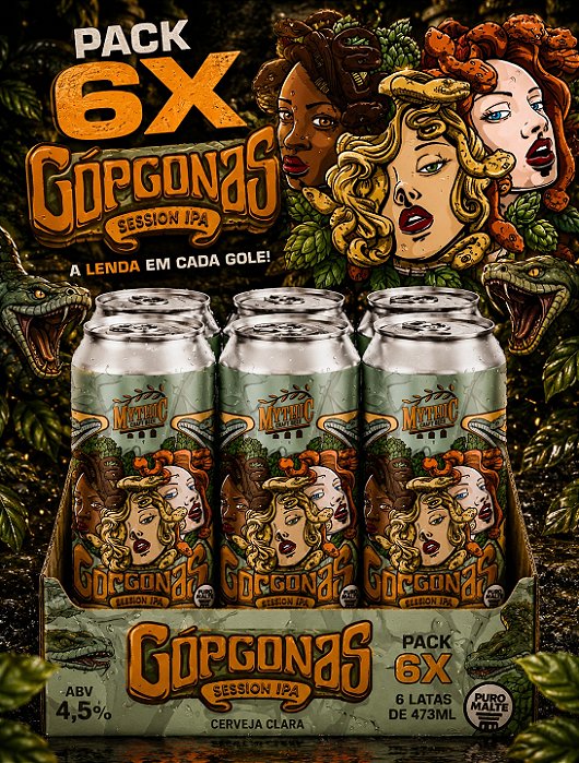 GÓRGONAS - SESSION IPA - 06 unid.