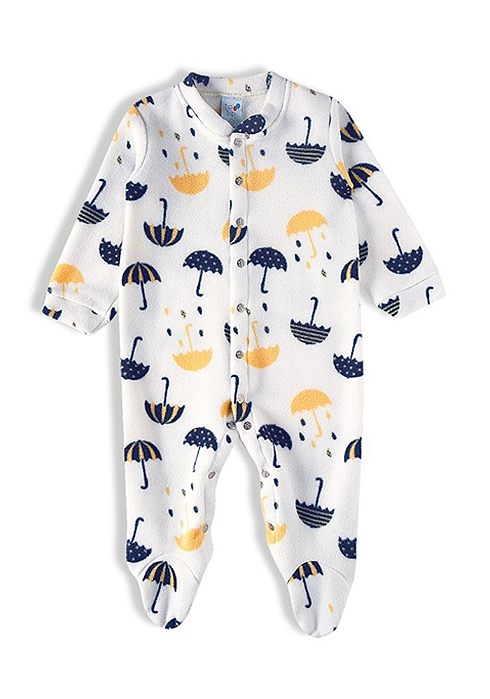 Pijama Macacão Soft Guarda-Chuvinhas
