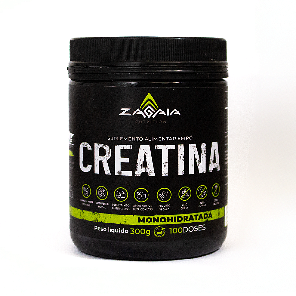 Creatina monohidratada 300G Suplemento Alimentar em Pó