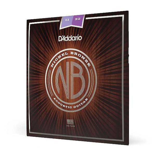 Encordoamento Violão Aço 11-52 D Addario Nickel Bronz NB1152