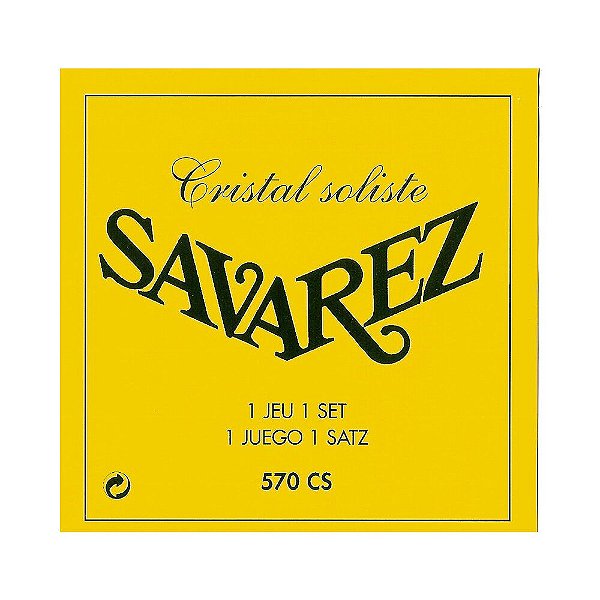 Encordoamento Violão Nylon Savarez Cristal Soliste 570CS