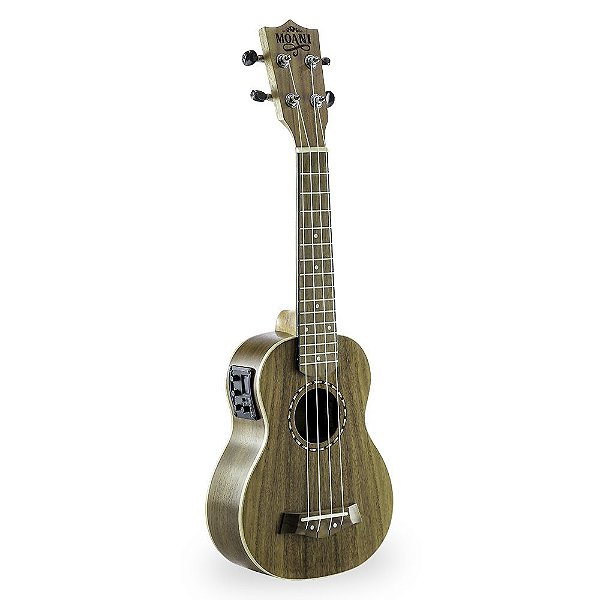 Ukulele Moani WAIKIKI Soprano 21'' Koa Eletro Bag UKBG12-21