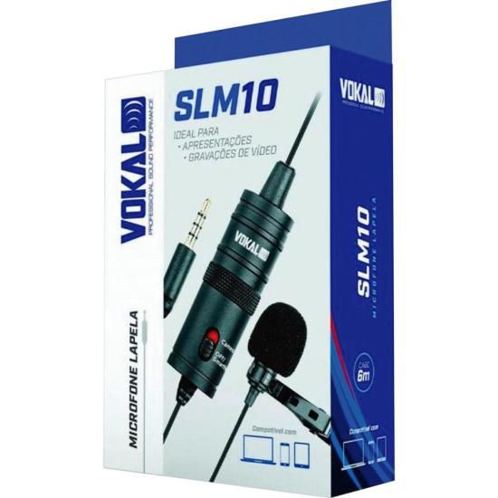 Microfone Lapela Vokal SLM10