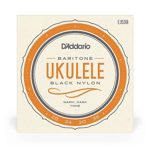 Encordoamento Ukulele Barítono D Addario Pro-Arté Black EJ53B