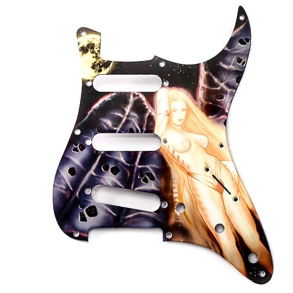 Escudo Para Guitarra Am Strat SSS Galaxy Girl Spirit 090-GG