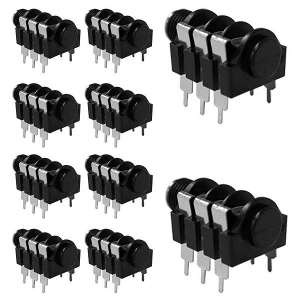 Wc 345 Conector P10 Stereo  Femea Painel Wireconex 10 Unidades