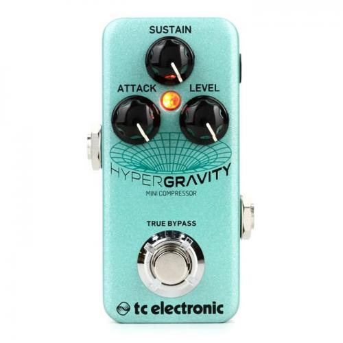 Pedal de Efeito para Guitarra TC Electronic HyperGravity Mini Compressor