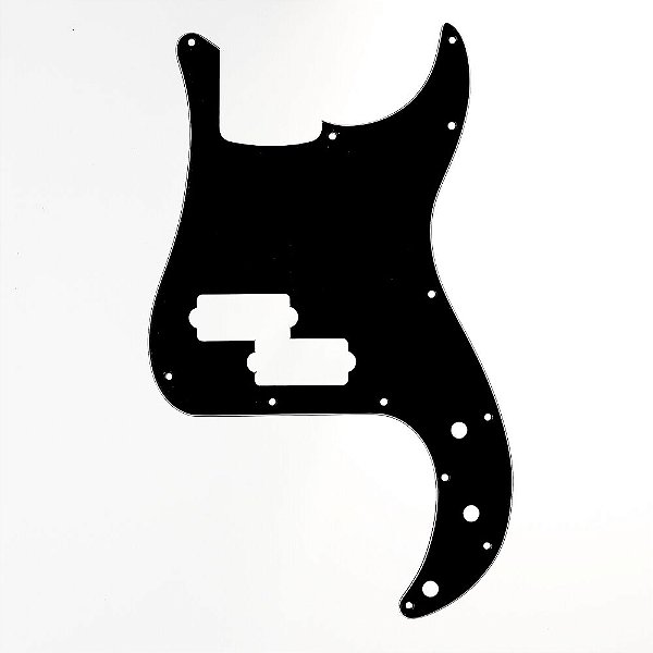 Escudo Para Baixo Precision Bass Preto 3P Spirit 611-BK