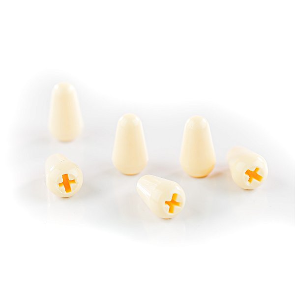 Knob Chaves Seletoras Guitarra (6 Peças) Spirit PST6-CREAM