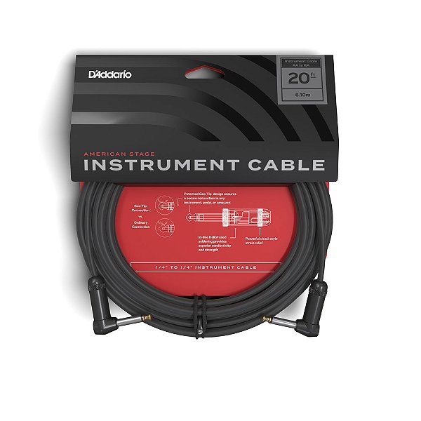 Cabo Instrumentos 6,09m DAddario PW-AMSGRR-20