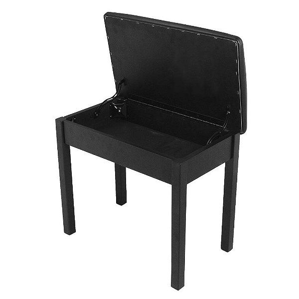 Banco Tecladistas Flip-Top Madeira Preto On-Stage KB8902B