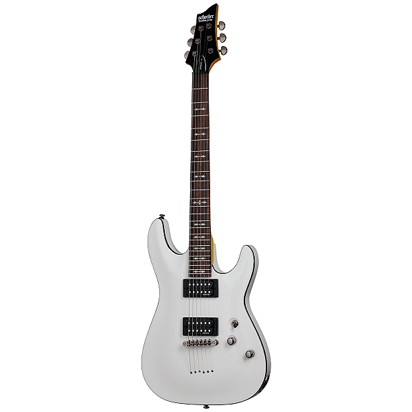 Guitarra Schecter Omen-6 Vintage White - Tons Musicais - Loja de