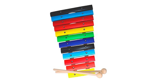 Xilofone Infantil PHX 12 Notas XL12-1 Notas Colorido