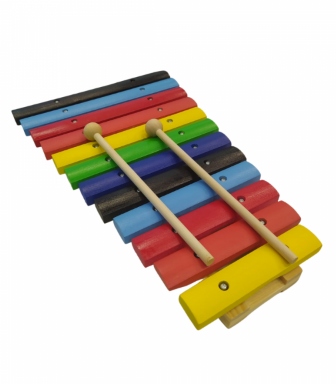 Xilofone PHX Infantil Madeira Colorido Pedagogico 8 Notas PG35
