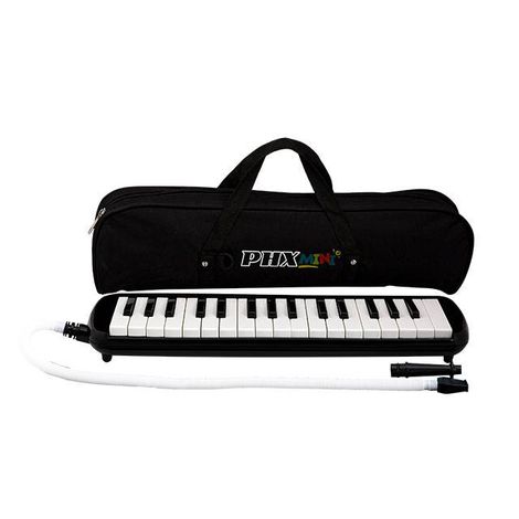 Escaleta PHX Musical 32 Teclas Mini KQ-32 Preta Com Bag