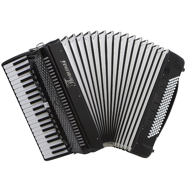 Acordeon 120 Baixos Ta 12020 Preto Thommasi
