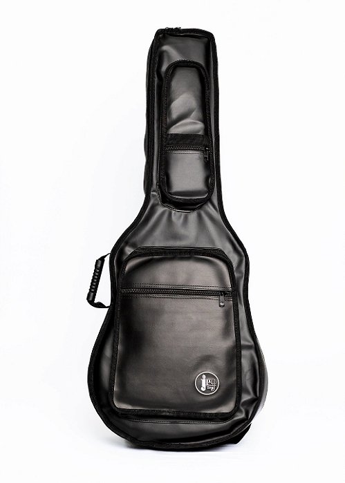 Capa JPG Bag para Violão Folk Premium Couro Sintético Preto