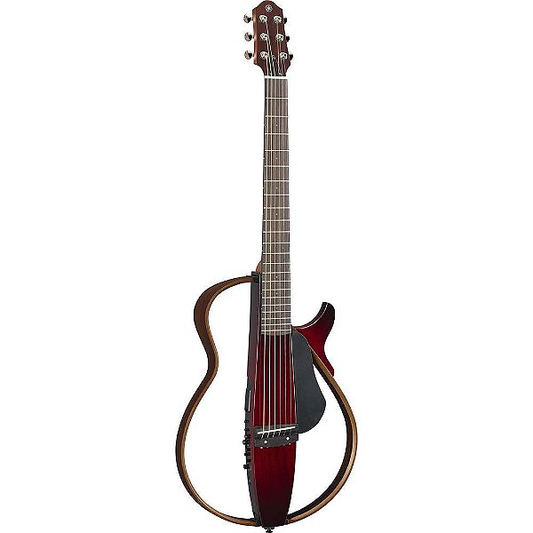 Violão Silent Cordas Em Aço Slg 200s Crb Crinson Red Burst Com Bag Yamaha