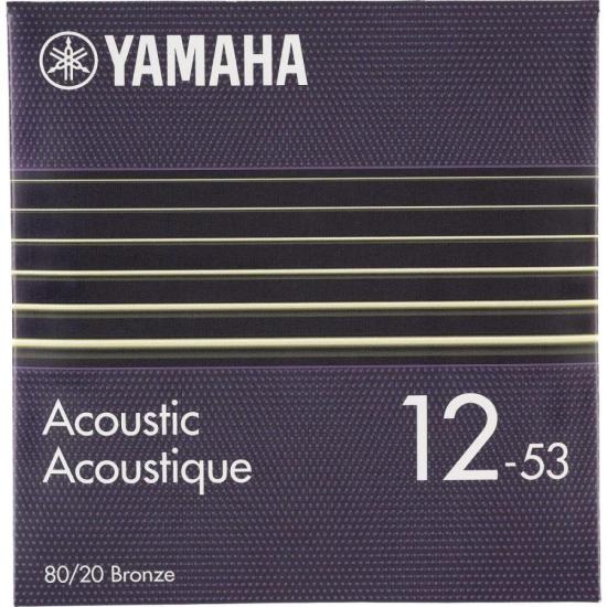 Encordoamento Para Violão .012-.053 Bronze Custom Light Yamaha