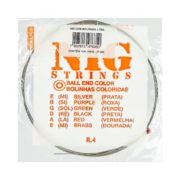 Corda Avulsa Guitarra 5 NIG Nickel Round Wound (.032) N-635