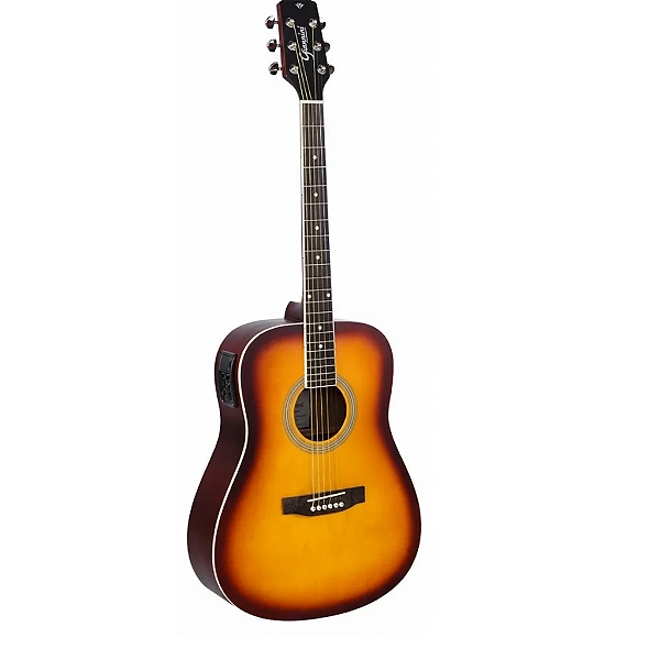 Violão Giannini GD1 EQ Eletroacústico Dreadnought Tobbaco Sunburst