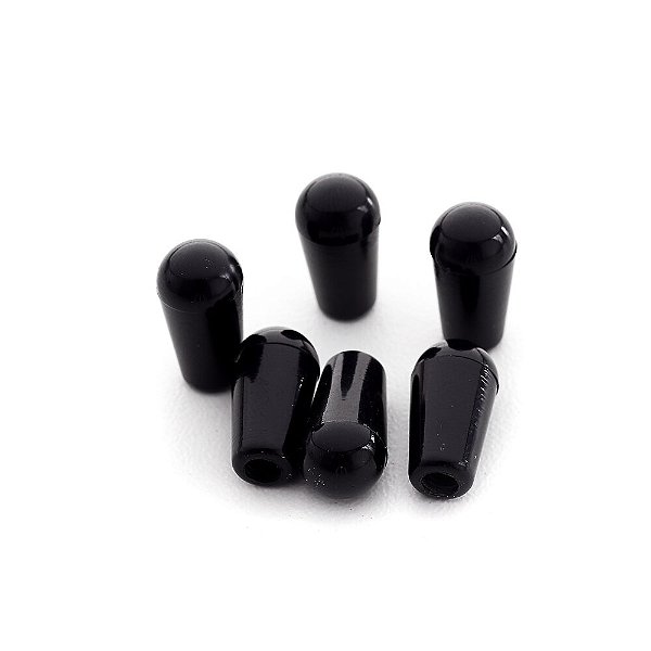 Knob Chaves Seletoras Guitarra (6 Peças) Spirit PTB M3.5-BK