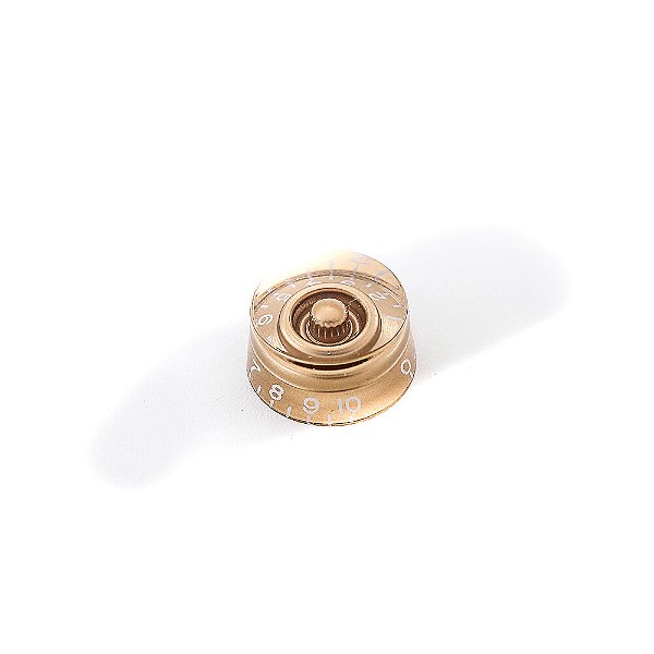 Knob Plástico Instrumentos Dourado (4 Peças) Spirit KLC-GD
