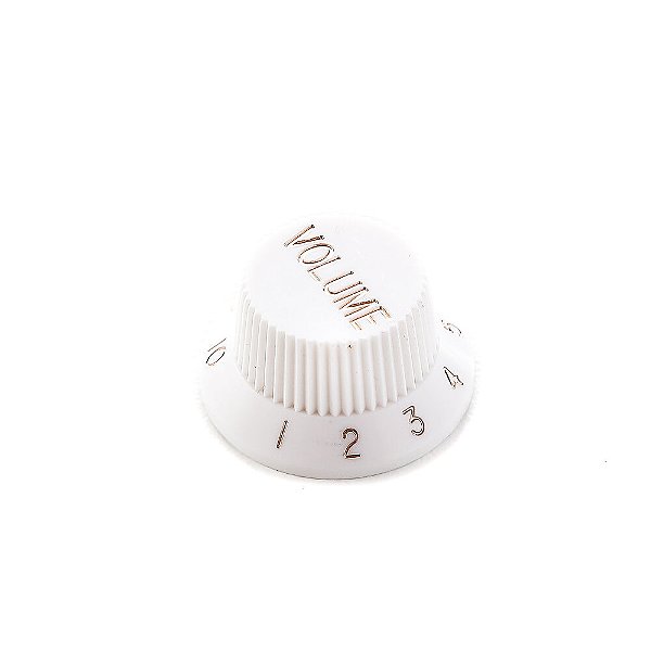 Knob Plástico Instrumentos Volume (3 Peças) Spirit PSV-V-WH