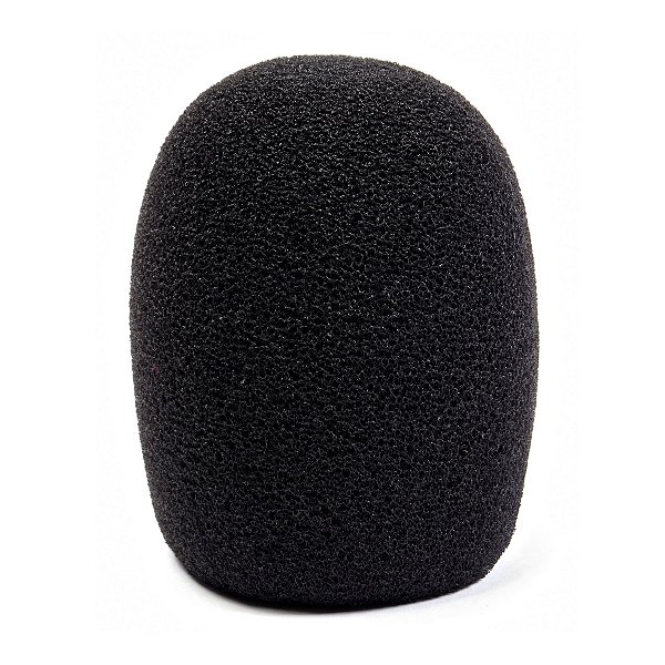 Espuma Para Microfone Preta Storm 05 Unidades