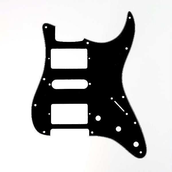 Escudo Para Guitarra Am Strat HSH Preto 3P Spirit 120-BK