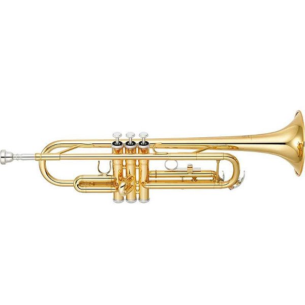 Trompete Ytr 3335 Cn Laqueado Dourado Com Case Yamaha