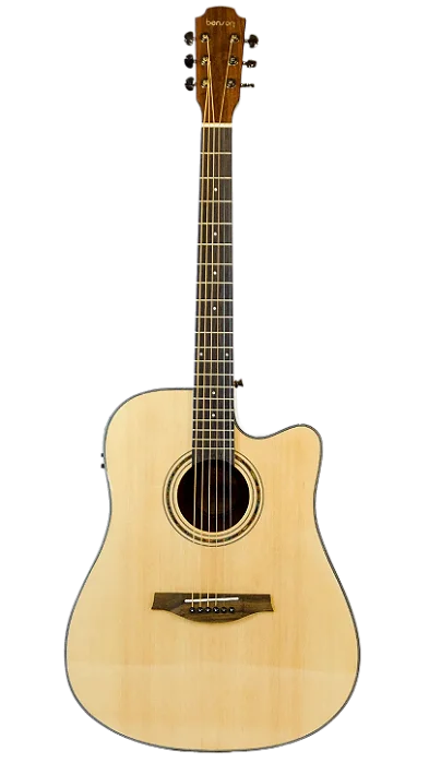 Violão Benson 6 Cordas Dread de Aço Elétrico GD100CE NS