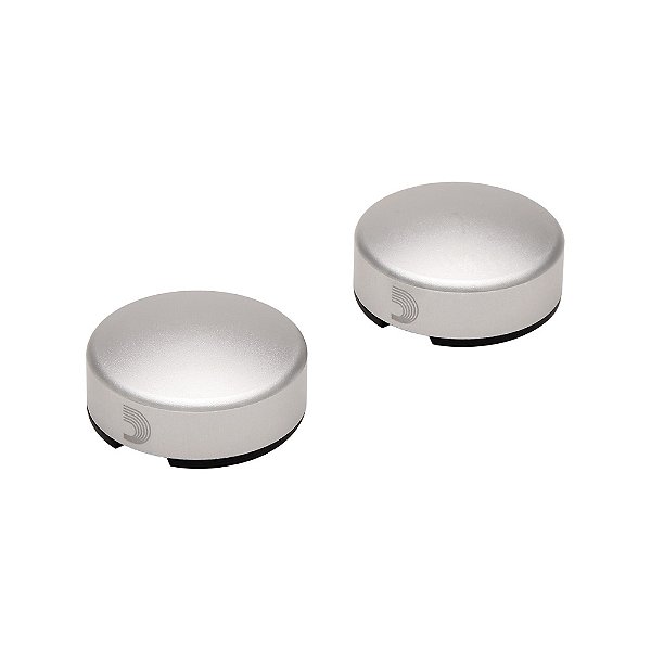 Kit 2 botões D Addario prata pedais e Pedaleira PW-FST-02S