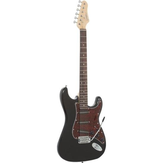 Guitarra Giannini G100 Preta Com Escudo Tortoise