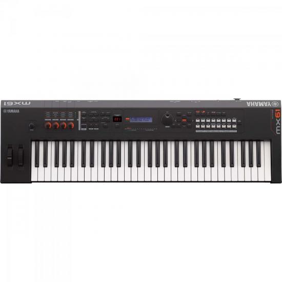Teclado Yamaha MX61 BK Sintetizador Preto
