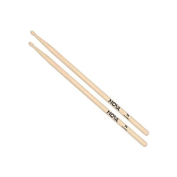 Baqueta Nova 7a Ponta De Madeira N7a Vic Firth